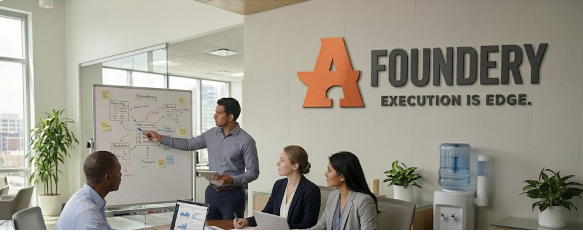 Team brainstorming